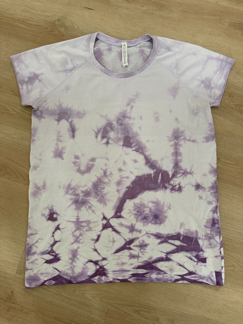 Lululemon purple tie dye swiftly t shirt size 14